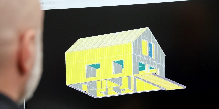 Projektowanie modelu budynku z użyciem elementów łączących
