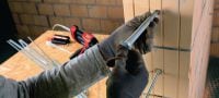 Gładka tuleja kotwy HIT-S Ekonomiczna podatna na cięcie metalowa tuleja siatkowa do zamocowań w murze z pustaków przy użyciu kotew z iniekcyjną żywicą hybrydową Aplikacje 1